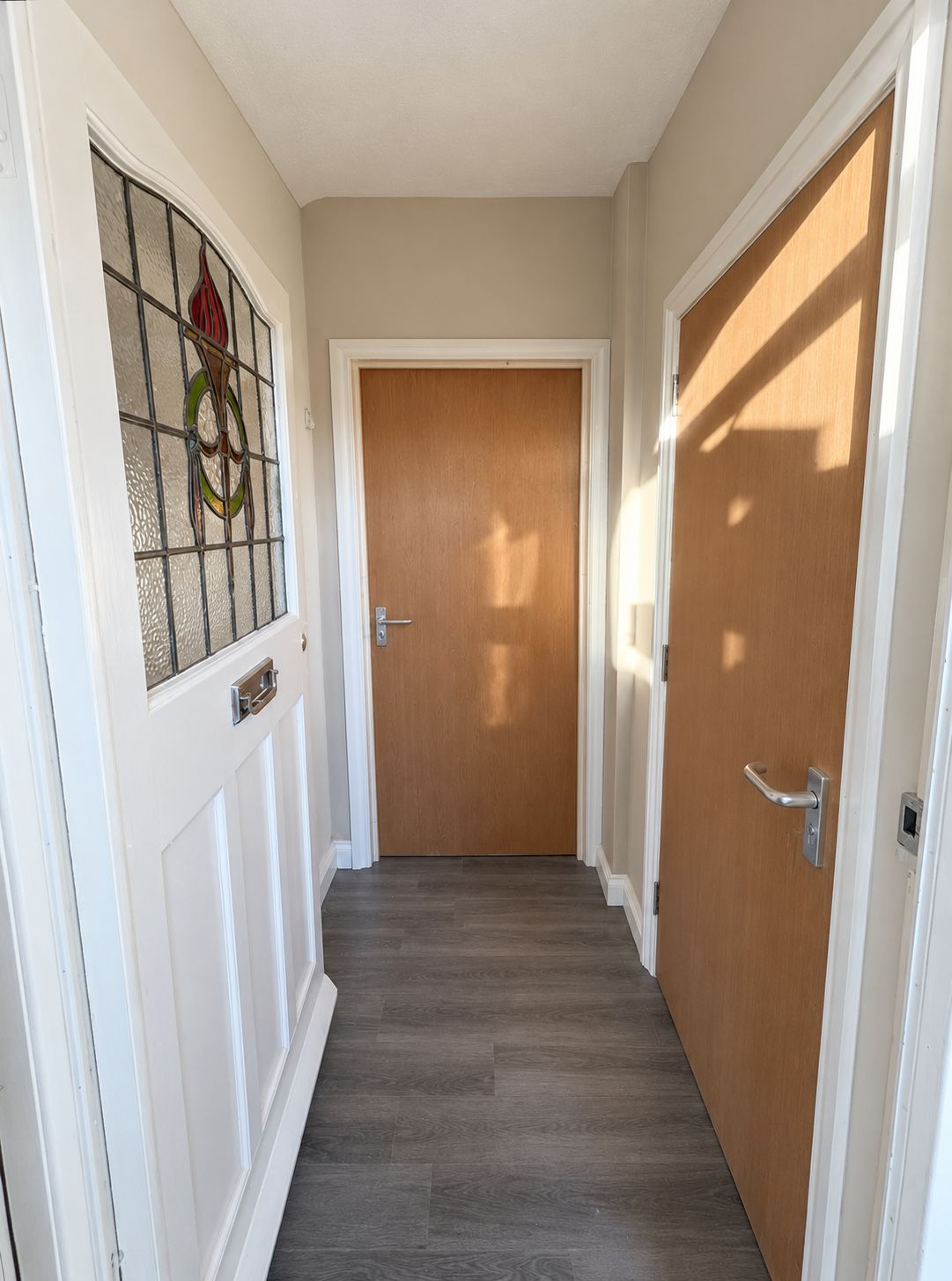 Timber fire doors installed to accreditation standard in an HMO in Leicester